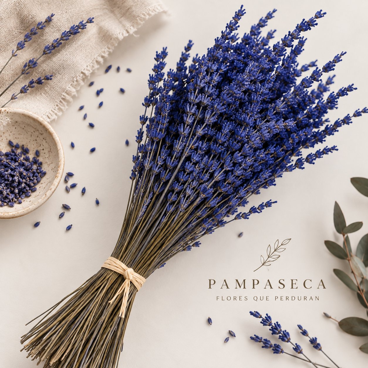 Lavanda Preservada azul