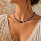 Collar de Lapislázuli y Turquesa Nepalí Fino (42 cm)