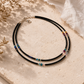 Collar Doble - Ónix negro y Perlas facetadas Nepalí Fino (42 cm)