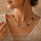 Collar Doble - Howlita y Perlas facetadas Nepalí Fino (42 cm)