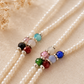 Collar Doble - Howlita y Perlas facetadas Nepalí Fino (42 cm)