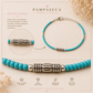 Pulsera Nepalí de Gemas Extra Finas – Turquesa y Gota