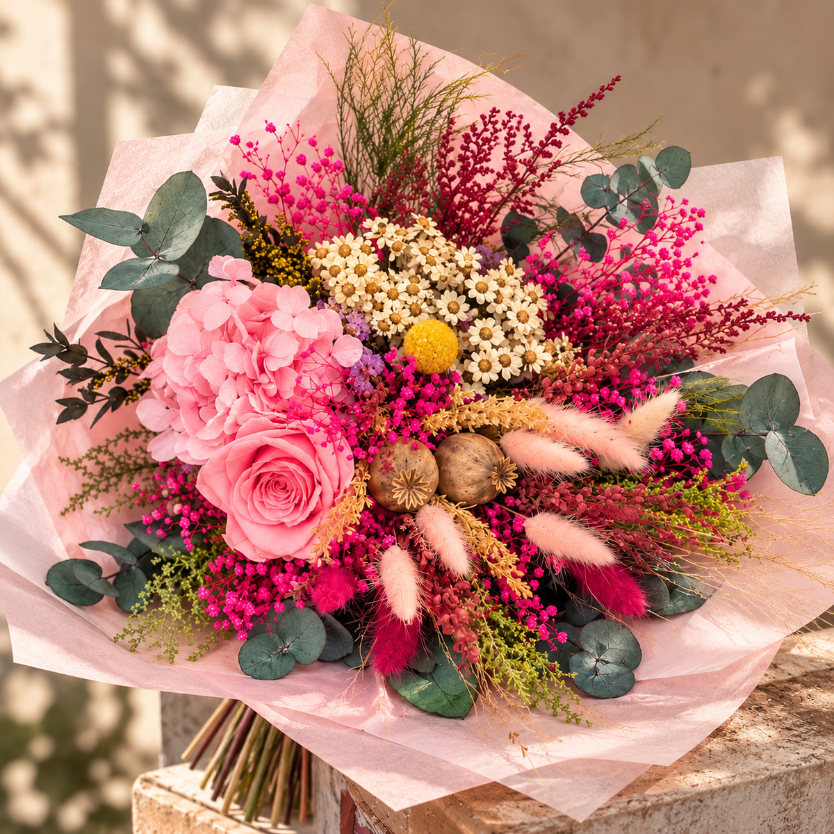 Rosa Silvestre | Ramo de flores preservadas