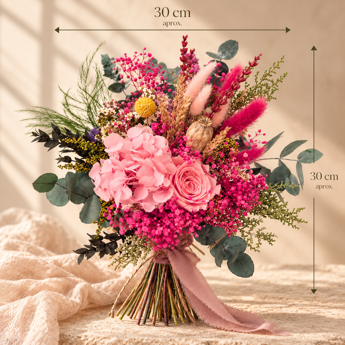 Rosa Silvestre | Ramo de flores preservadas