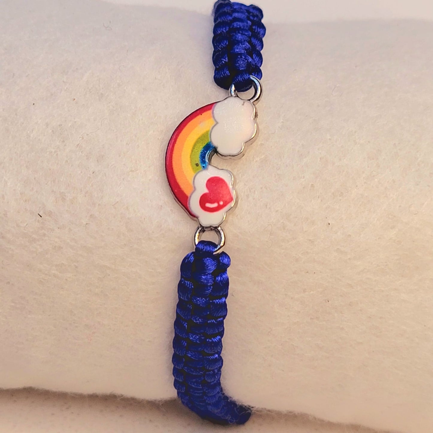 PULSERA TEJIDA ARTESANAL ARCOIRIS