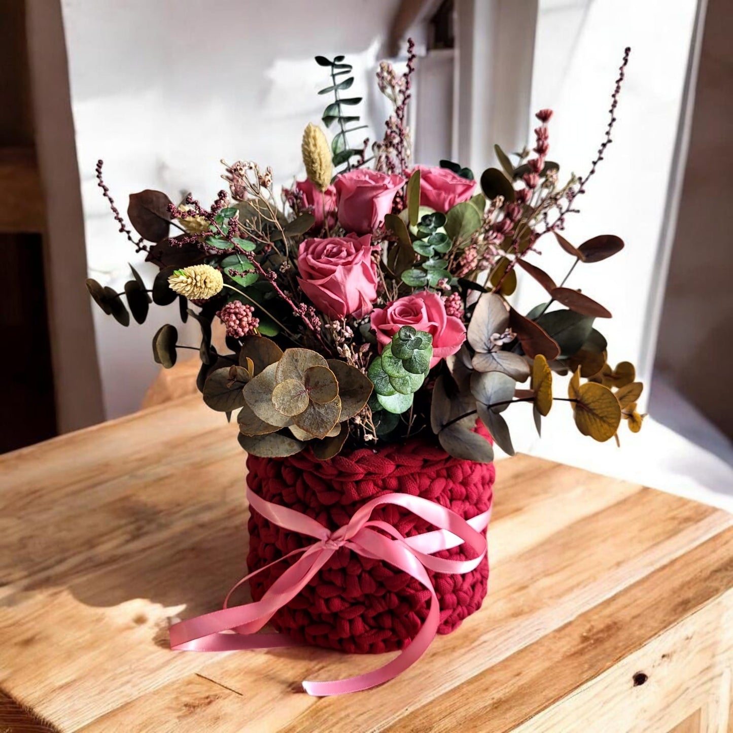 CENTRO DE MESA ROSAS PRINCESA❤️