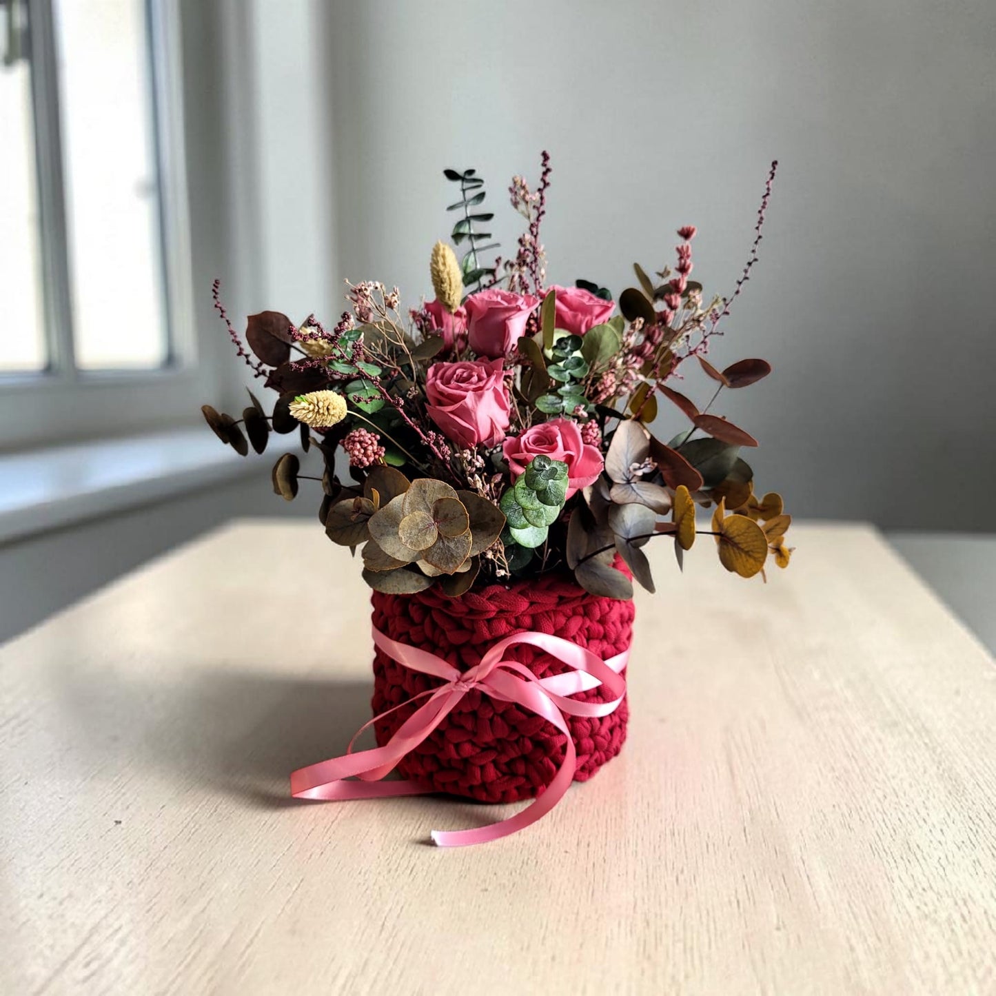 CENTRO DE MESA ROSAS PRINCESA❤️