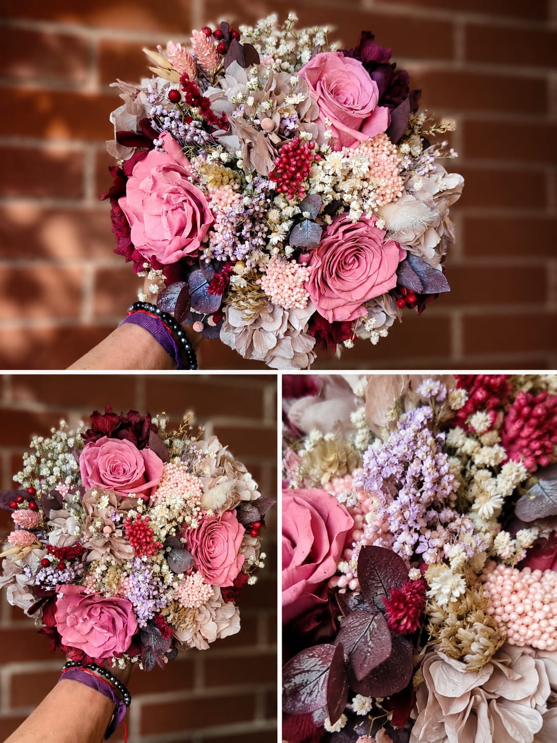 Ramo de Novia Rose – Bouquet preservado artesanal