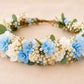 Corona floral Cielo