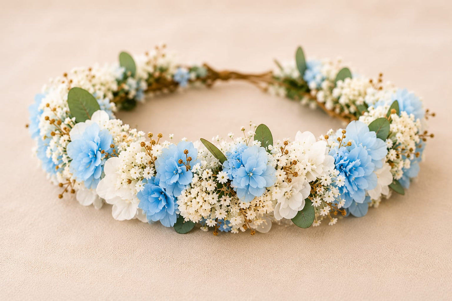 Corona floral Cielo