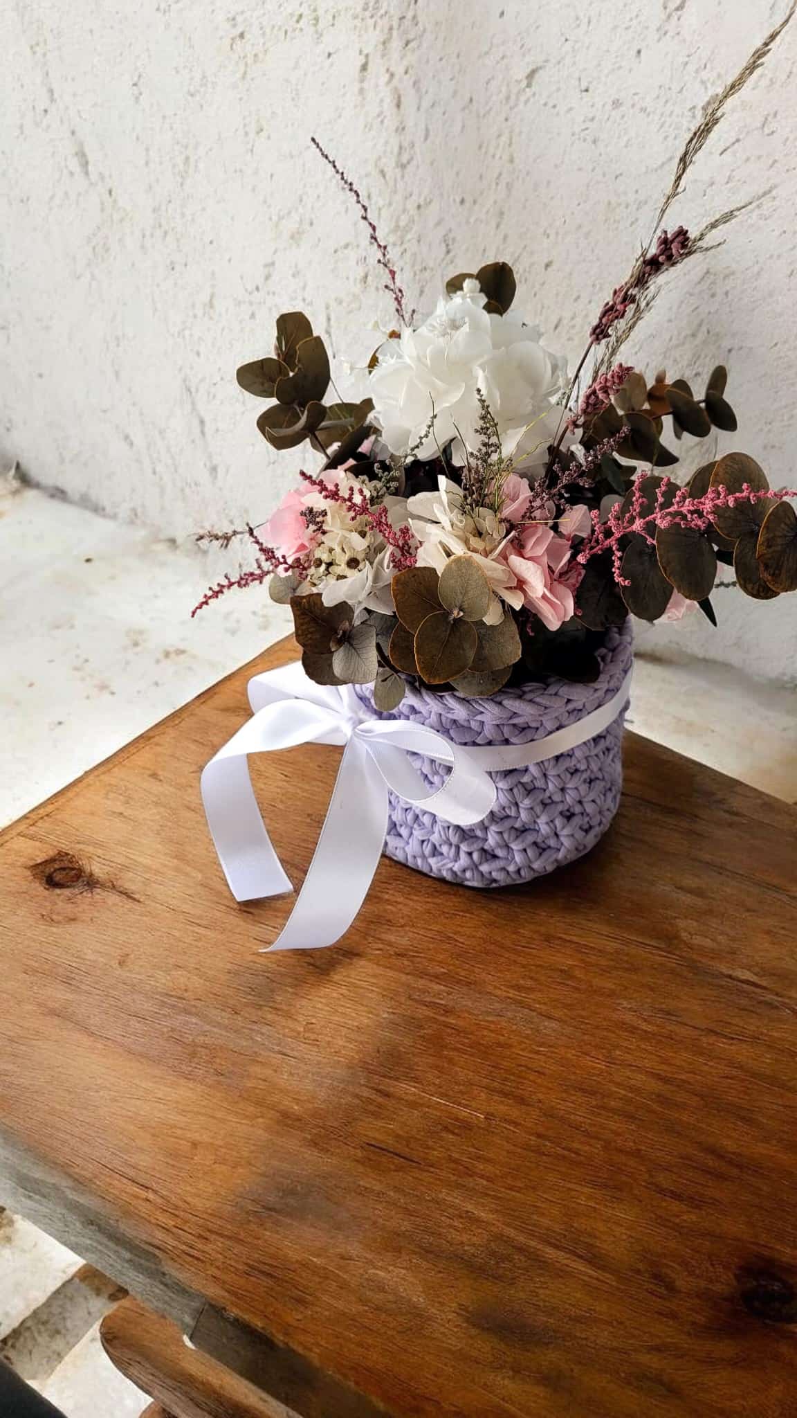 CENTRO DE MESA HORTENSIA SUAVE🌸