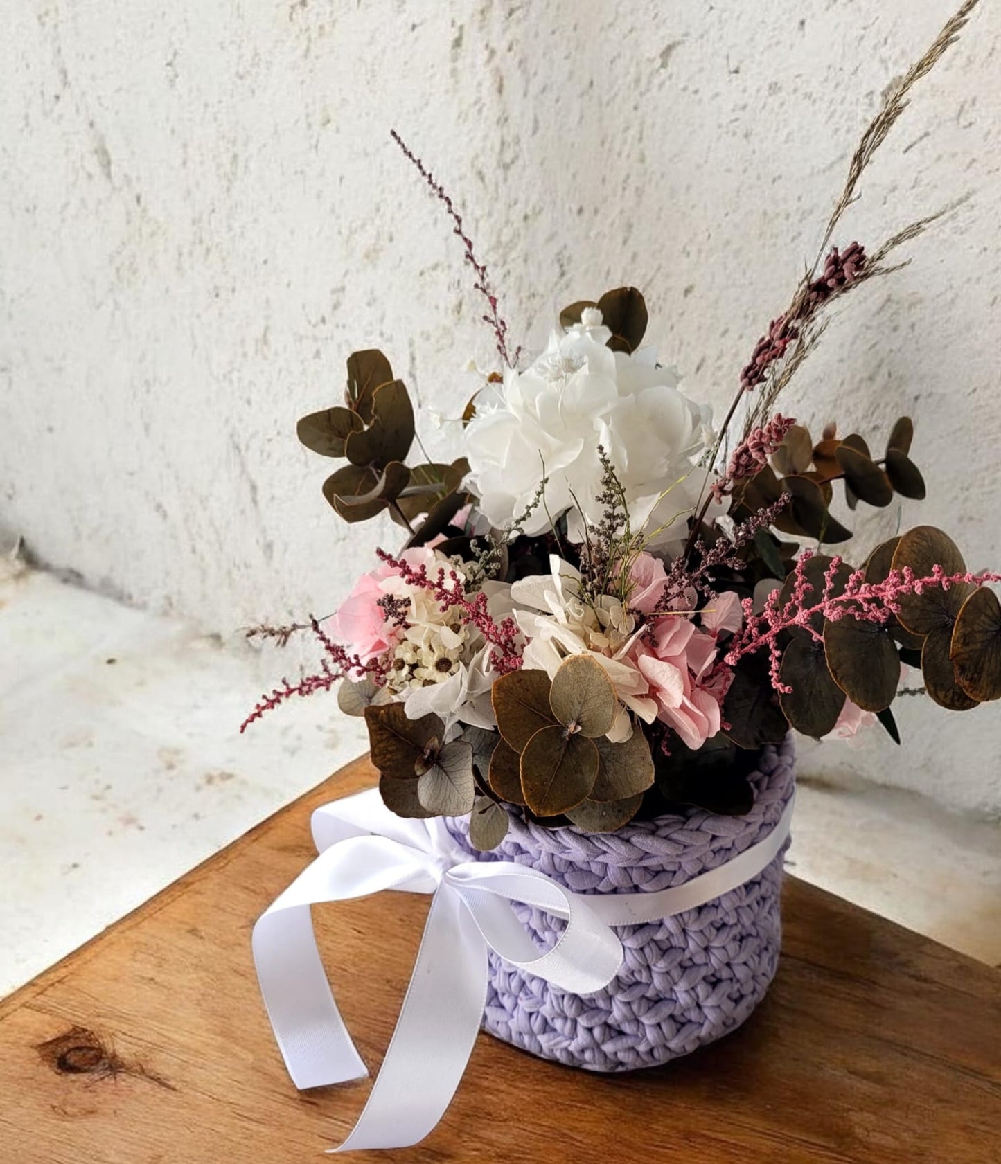 CENTRO DE MESA HORTENSIA SUAVE🌸