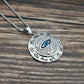 COLGANTE EGIPCIO OJO DE HORUS ACERO INOX