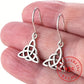 PENDIENTES NUDO DE BRUJA PLATA 925