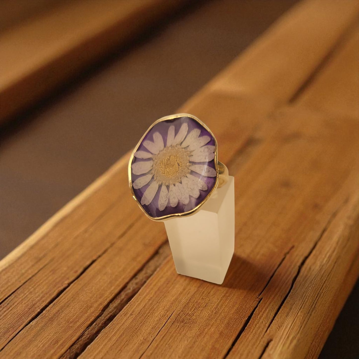 ANILLO DE DISEÑO FLORAL BY MELINA MARTIN