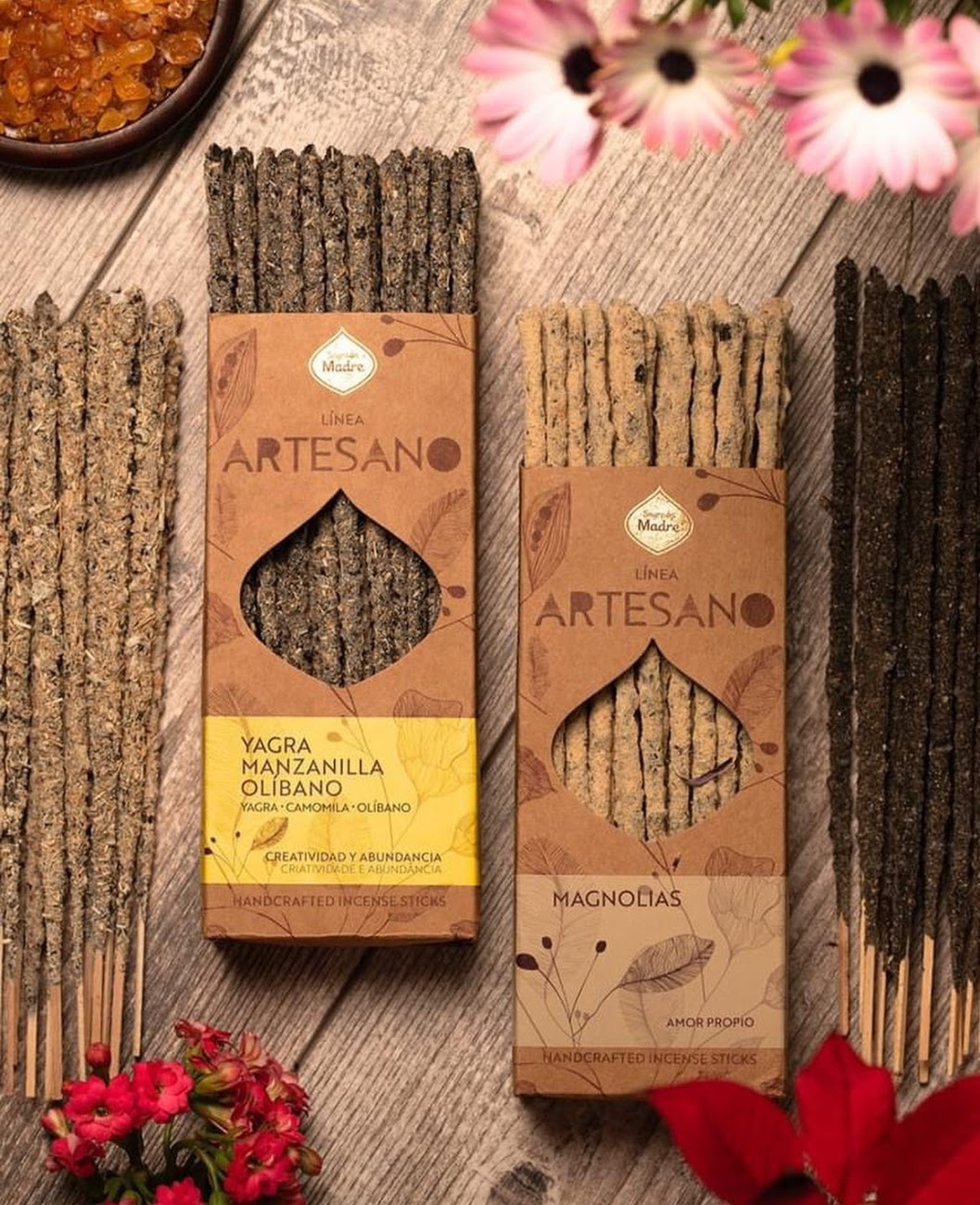 INCIENSO ARTESANO NATURAL PALO SANTO Y YAGRA