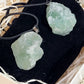 COLLAR DE PIEDRA NATURAL FLUORITA VERDE