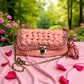 BOLSO TEJIDO A MANO ROSECUTIE