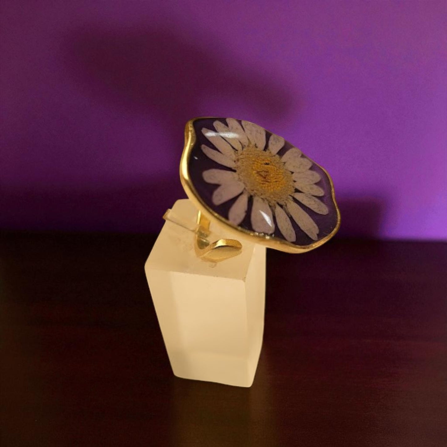 ANILLO DE DISEÑO FLORAL BY MELINA MARTIN