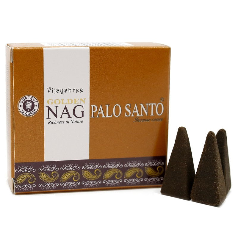 Incienso Golden Palo santo Conos 15 gr