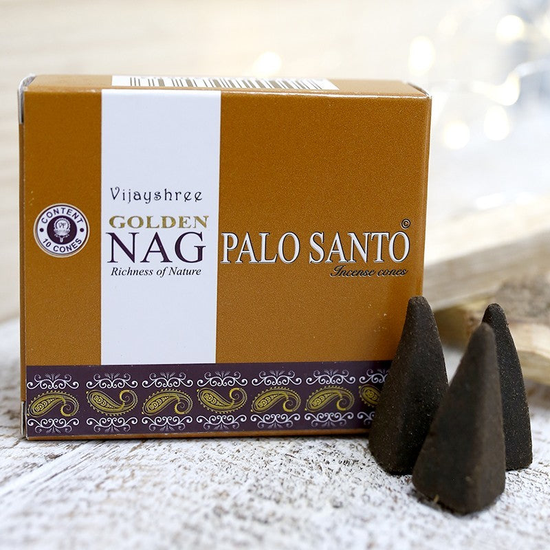 Incienso Golden Palo santo Conos 15 gr