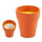 Vela en Vaso de barro Citronela