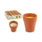 Vela en Vaso de barro Citronela
