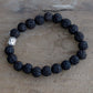 Brazalete de Buda Japa Mala Rudraksha