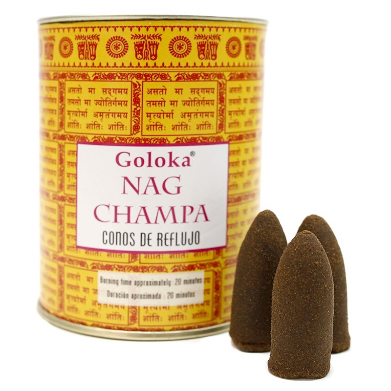 Conos incienso reflujo Goloka - Nag Champa