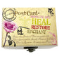 CAJA AROMATERAPIA PINTATADA VINTAGE (CAPACIDAD 6 ACEITES)