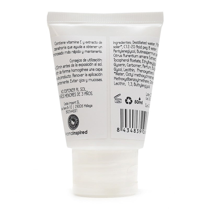 Crema solar facial 50+ spf infantil 50ml