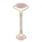 Masajeador Face Roller -Cuarzo Rosa